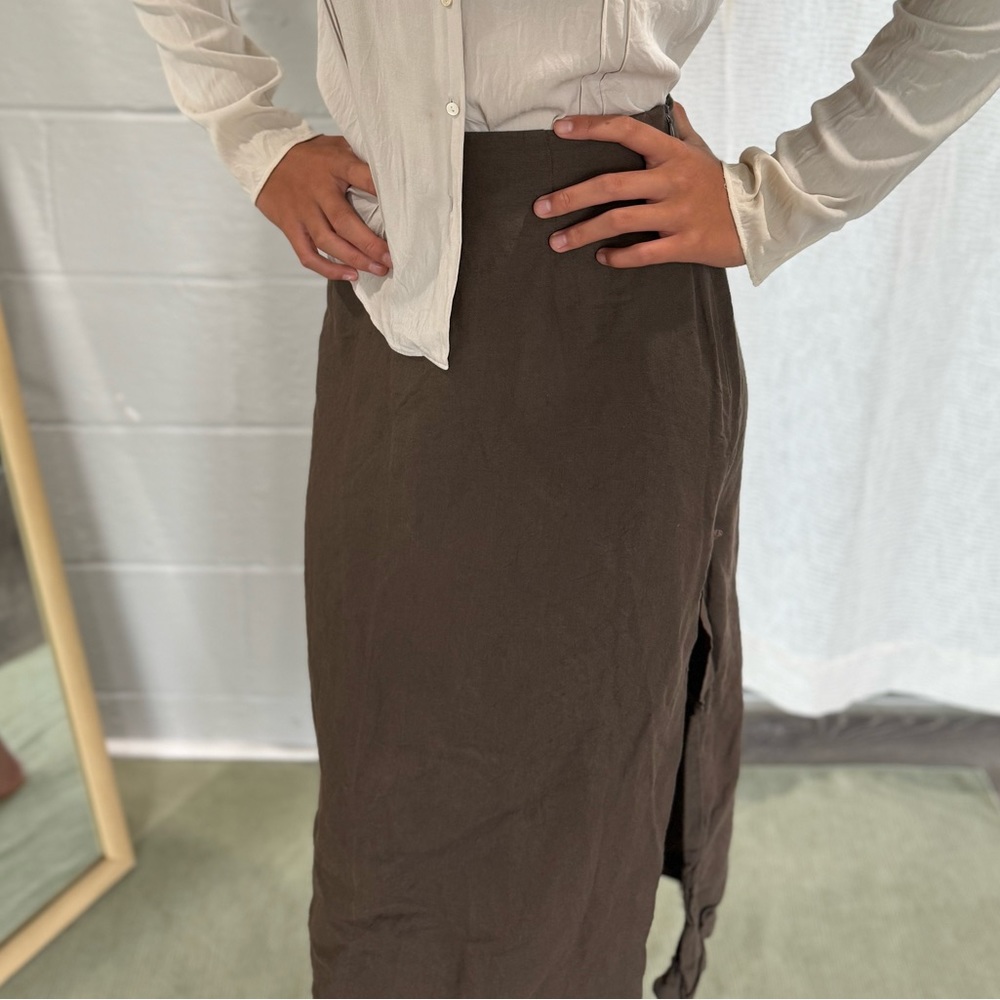 LOFT Ann Taylor | Vintage Linen Skirt Size 6